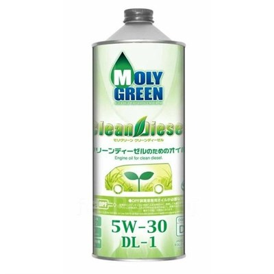 MOLYGREEN CLEAN DIESEL 5W-30 DL-1 (1л) 10035